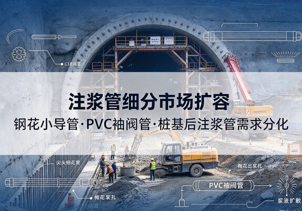北戴河注浆管细分市场扩容，隧道钢花小导管、PVC 袖阀管、桩基后注浆管需求分化